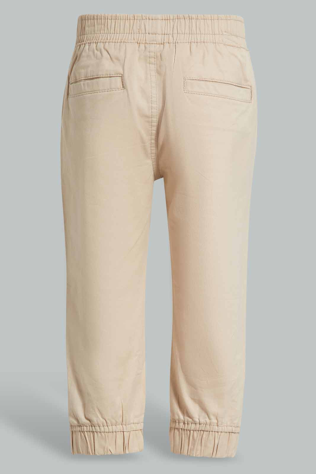 Redtag-Cement-Chino-Jogger-Category:Trousers,-Colour:Grey,-Deals:New-In,-Filter:Infant-Boys-(3-to-24-Mths),-INB-Trousers,-New-In-INB-APL,-Non-Sale,-Section:Boys-(0-to-14Yrs),-W22O-Infant-Boys-3 to 24 Months