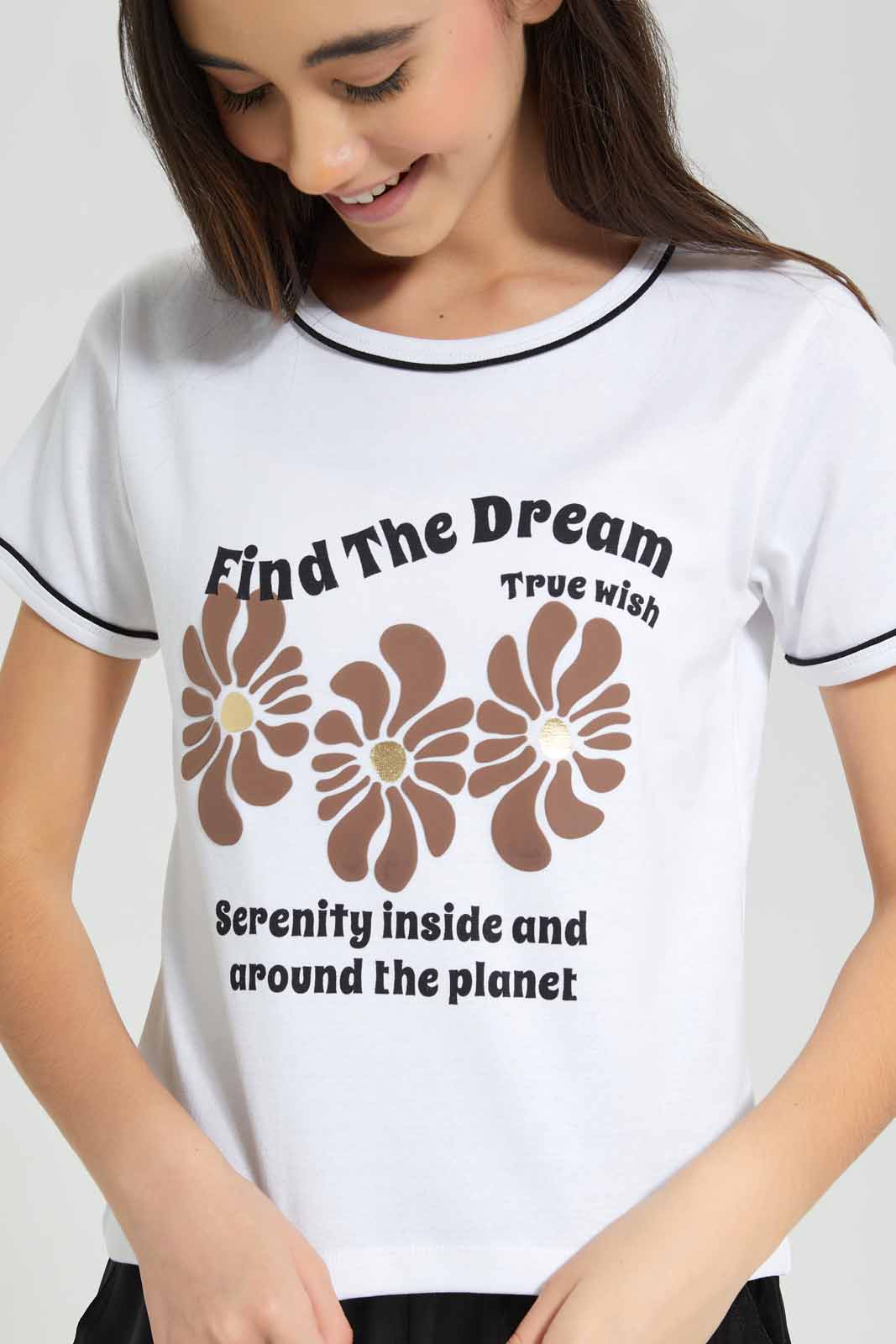 Redtag-White-Crop-Ringer-T-Shirt-T-Shirt-Category:T-Shirts,-Colour:White,-Deals:New-In,-Filter:Senior-Girls-(9-to-14-Yrs),-GSR-T-Shirts,-New-In-GSR-APL,-Non-Sale,-Section:Girls-(0-to-14Yrs),-TBL,-W22O-Senior-Girls-9 to 14 Years