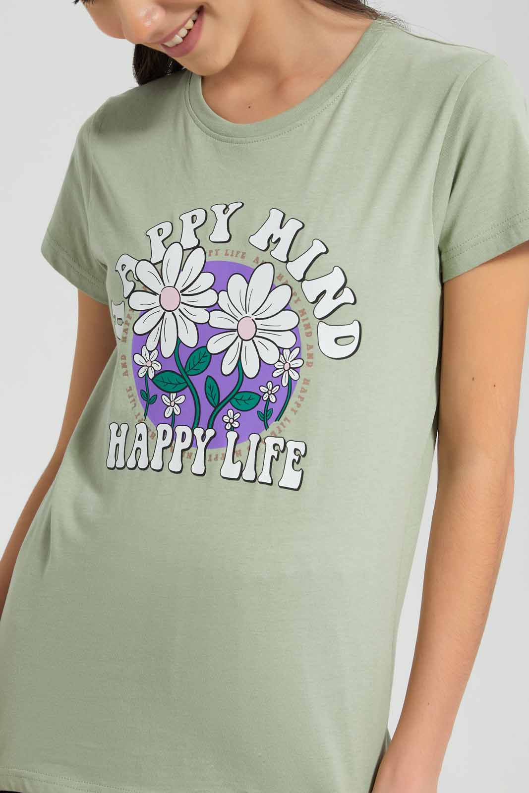 Redtag-Mint-Basic-T-Shirt-Category:T-Shirts,-Colour:Mint,-Deals:New-In,-Filter:Senior-Girls-(9-to-14-Yrs),-GSR-T-Shirts,-New-In-GSR-APL,-Non-Sale,-Section:Girls-(0-to-14Yrs),-TBL,-W22O-Senior-Girls-9 to 14 Years