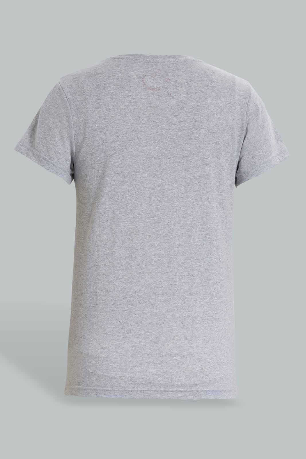 Redtag-Mid-Grey-Basic-T-Shirts-Category:T-Shirts,-Colour:Grey,-Deals:New-In,-Filter:Senior-Girls-(9-to-14-Yrs),-GSR-T-Shirts,-New-In-GSR-APL,-Non-Sale,-Section:Girls-(0-to-14Yrs),-TBL,-W22O-Senior-Girls-9 to 14 Years