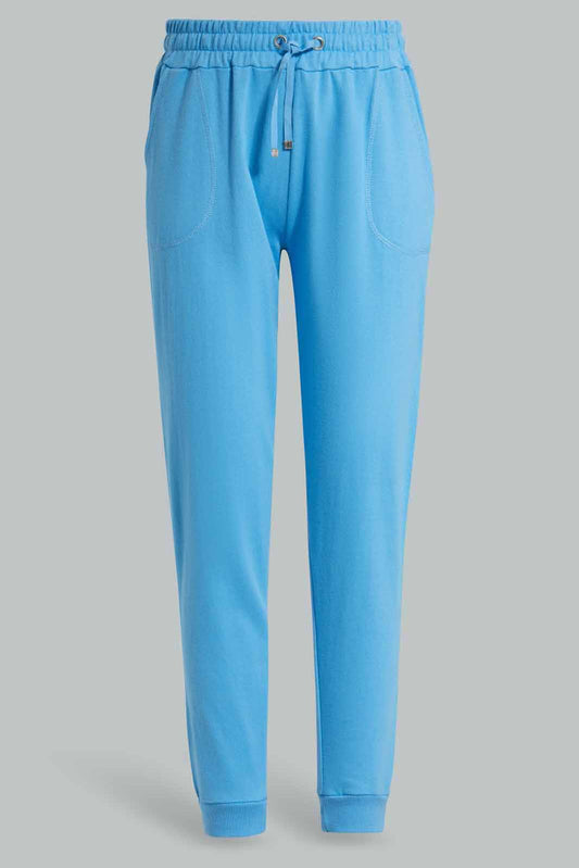 Redtag-Blue-Basic-Track-Pants-Category:Joggers,-Colour:Blue,-Deals:New-In,-Filter:Senior-Girls-(8-to-14-Yrs),-GSR-Joggers,-New-In-GSR-APL,-Non-Sale,-Section:Girls-(0-to-14Yrs),-TBL,-W22O-Senior-Girls-9 to 14 Years
