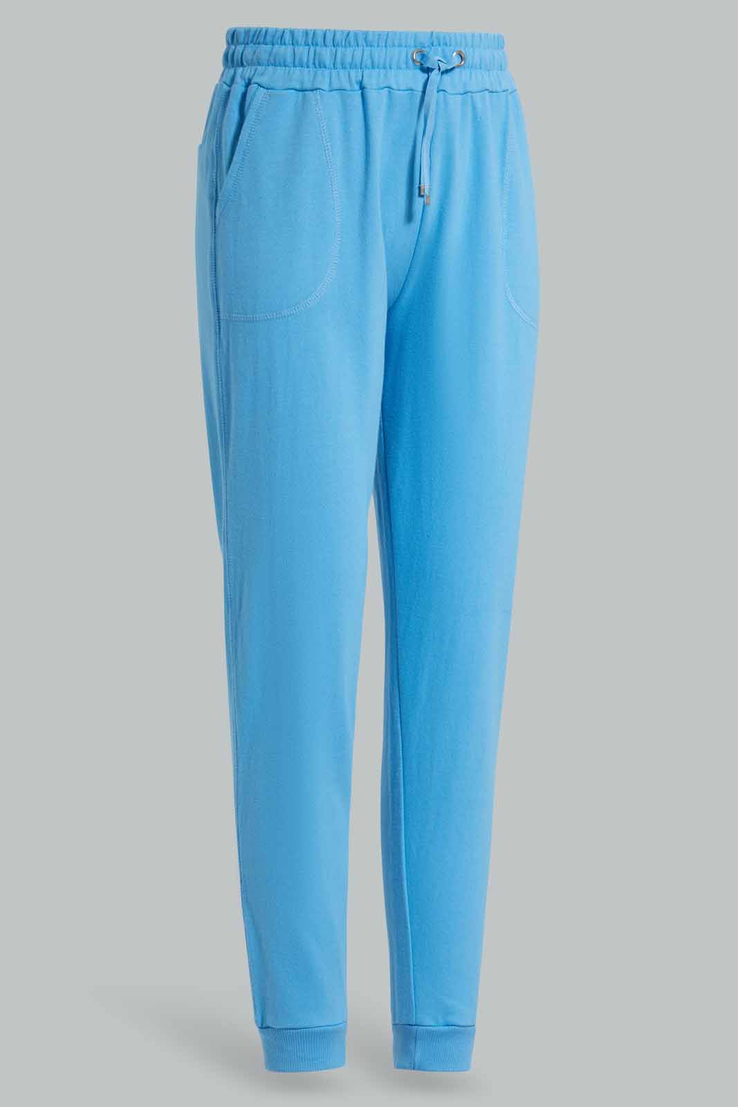 Redtag-Blue-Basic-Track-Pants-Category:Joggers,-Colour:Blue,-Deals:New-In,-Filter:Senior-Girls-(8-to-14-Yrs),-GSR-Joggers,-New-In-GSR-APL,-Non-Sale,-Section:Girls-(0-to-14Yrs),-TBL,-W22O-Senior-Girls-9 to 14 Years