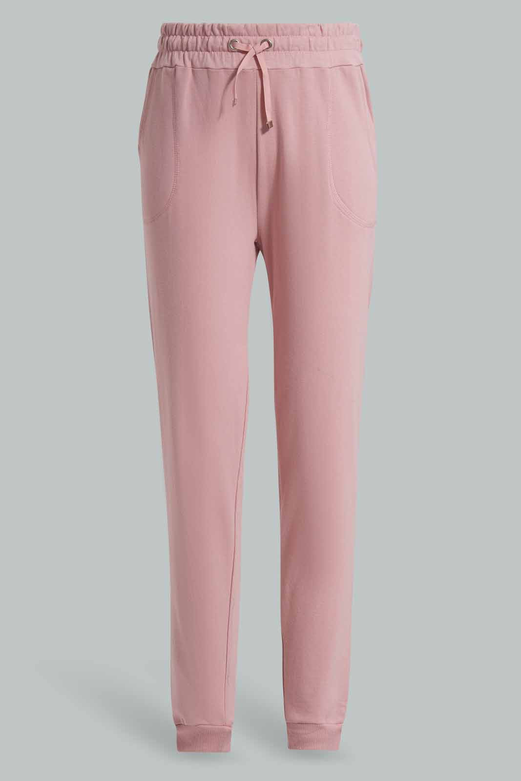 Redtag-Pink-Basic-Track-Pants-Category:Joggers,-Colour:Apricot,-Deals:New-In,-Filter:Senior-Girls-(8-to-14-Yrs),-GSR-Joggers,-New-In-GSR-APL,-Non-Sale,-Section:Girls-(0-to-14Yrs),-TBL,-W22O-Senior-Girls-9 to 14 Years