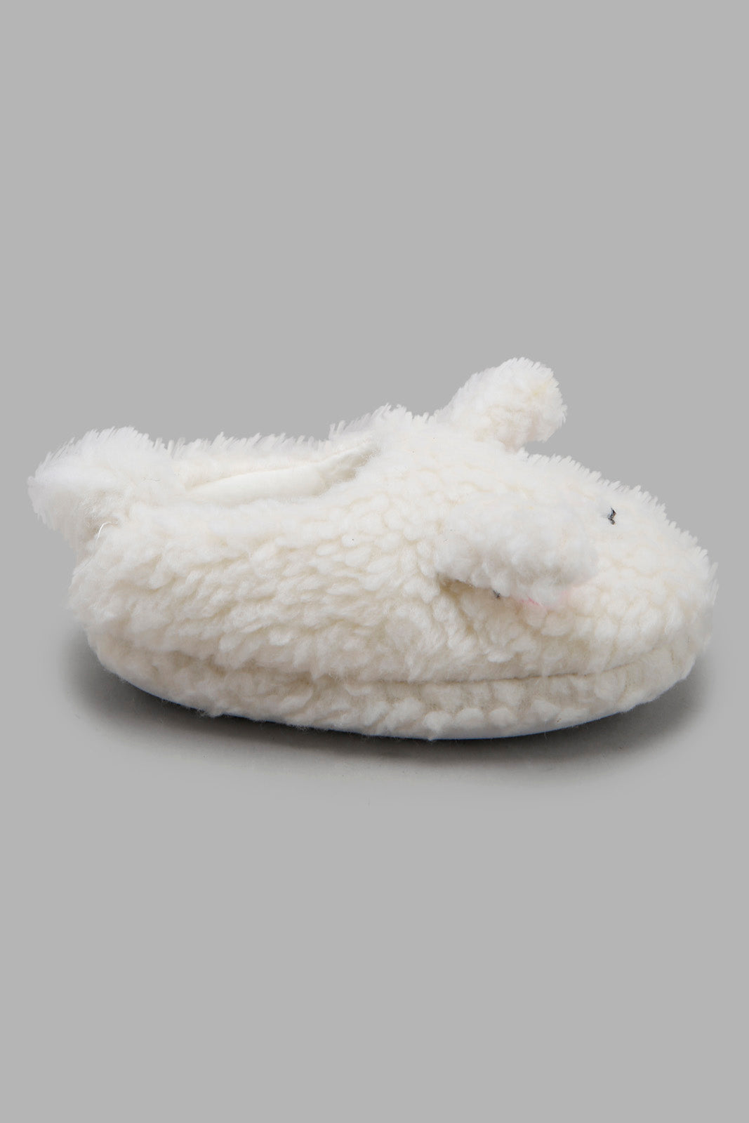 Redtag-White-Bunny-Slippers-Category:Slippers,-CHR,-Colour:White,-Deals:New-In,-Filter:Girls-Footwear-(3-to-5-Yrs),-GIR-Slippers,-New-In-GIR-FOO,-Non-Sale,-Section:Girls-(0-to-14Yrs),-W22B-Girls-3 to 5 Years