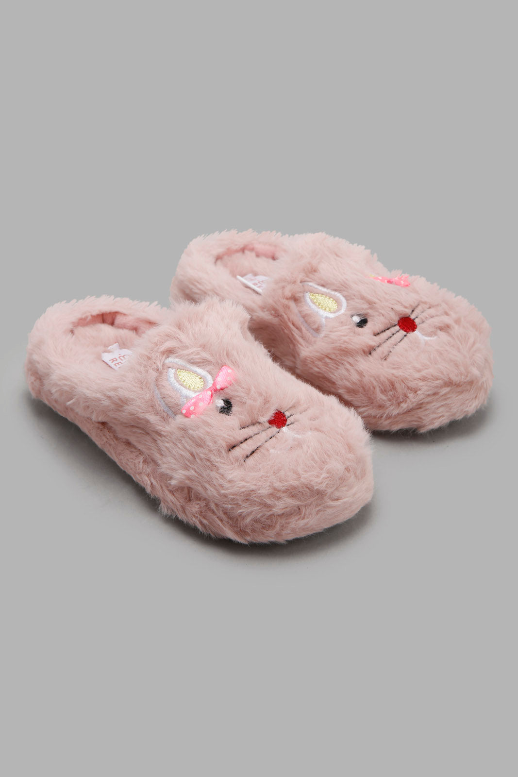 Redtag-Pink-Bunny-Slippers-Category:Slippers,-CHR,-Colour:Pink,-Deals:New-In,-Filter:Girls-Footwear-(3-to-5-Yrs),-GIR-Slippers,-New-In-GIR-FOO,-Non-Sale,-Section:Girls-(0-to-14Yrs),-W22B-Girls-3 to 5 Years