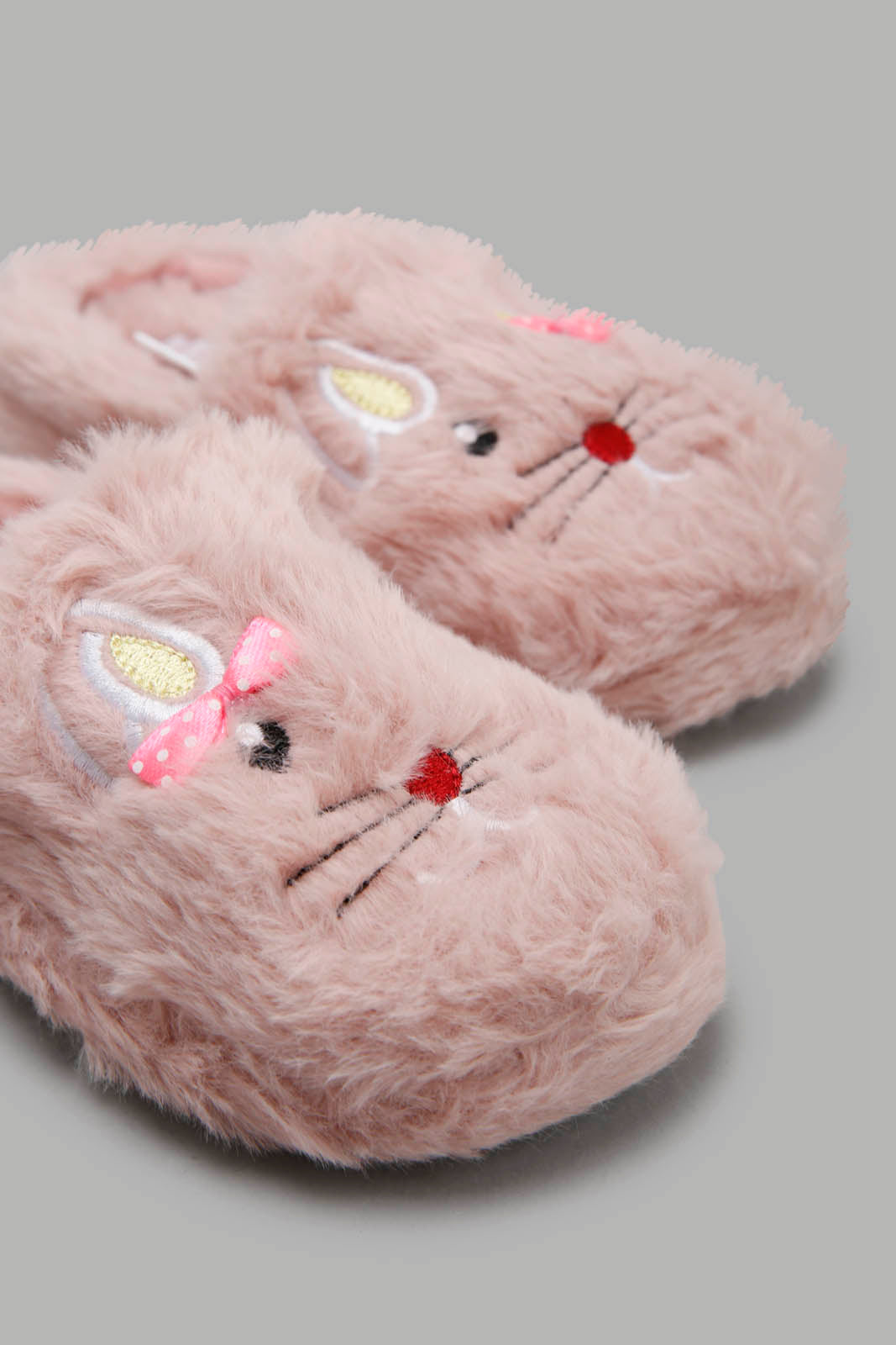 Redtag-Pink-Bunny-Slippers-Category:Slippers,-CHR,-Colour:Pink,-Deals:New-In,-Filter:Girls-Footwear-(3-to-5-Yrs),-GIR-Slippers,-New-In-GIR-FOO,-Non-Sale,-Section:Girls-(0-to-14Yrs),-W22B-Girls-3 to 5 Years