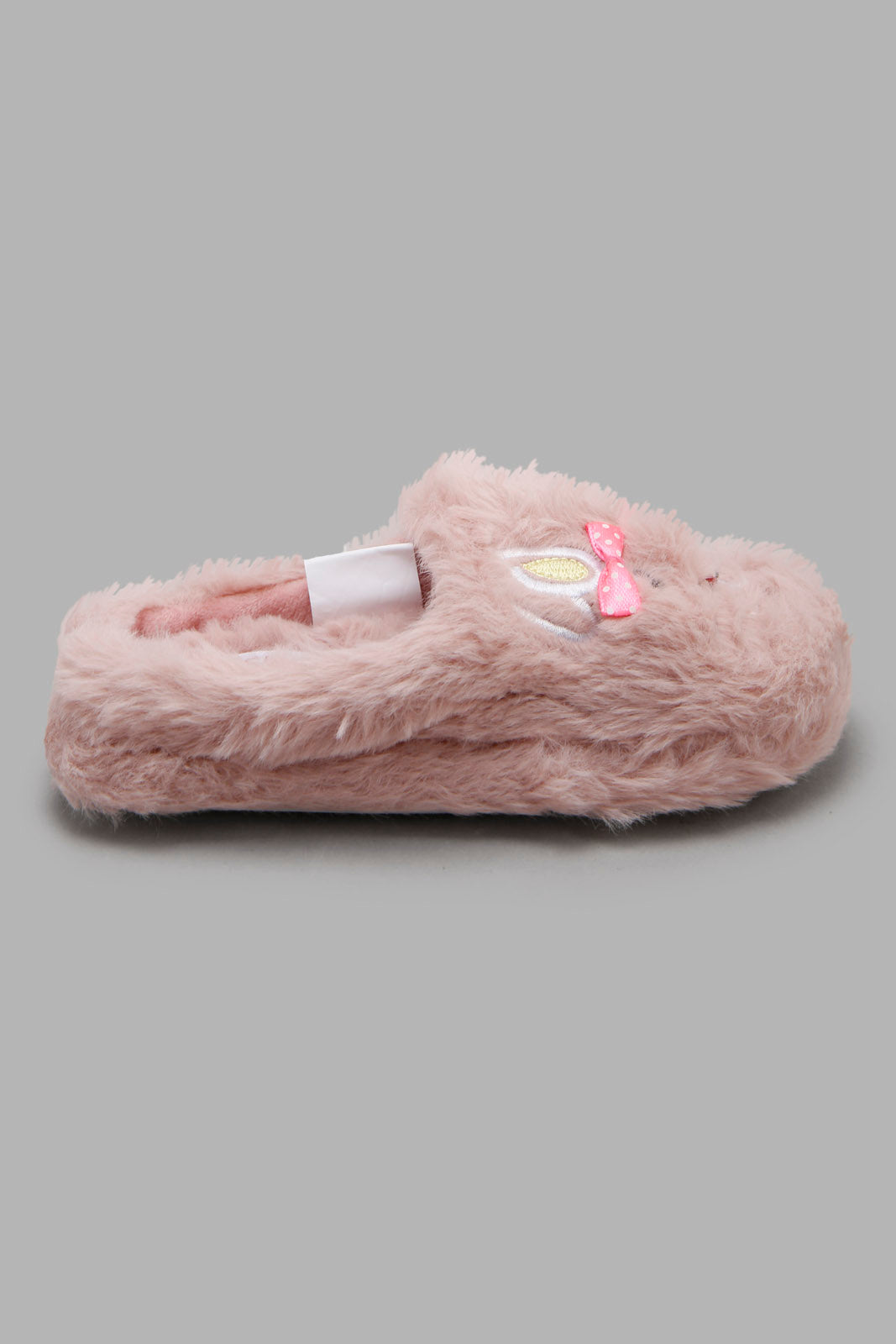 Redtag-Pink-Bunny-Slippers-Category:Slippers,-CHR,-Colour:Pink,-Deals:New-In,-Filter:Girls-Footwear-(3-to-5-Yrs),-GIR-Slippers,-New-In-GIR-FOO,-Non-Sale,-Section:Girls-(0-to-14Yrs),-W22B-Girls-3 to 5 Years