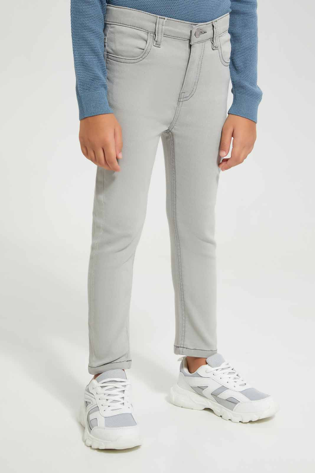 Redtag-Grey-Skinny-Fit-Jeans-BOY-Jeans,-Category:Jeans,-Colour:Grey,-Deals:New-In,-Filter:Boys-(2-to-8-Yrs),-FIT-WALL-(FTW),-New-In-BOY-APL,-Non-Sale,-Section:Boys-(0-to-14Yrs),-W22O-Boys-2 to 8 Years