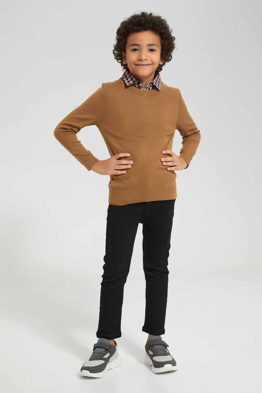 Redtag-Black-Skinny-Fit-Jeans-BOY-Jeans,-Category:Jeans,-Colour:Black,-Deals:New-In,-Filter:Boys-(2-to-8-Yrs),-FIT-WALL-(FTW),-New-In-BOY-APL,-Non-Sale,-Section:Boys-(0-to-14Yrs),-W22O-Boys-2 to 8 Years