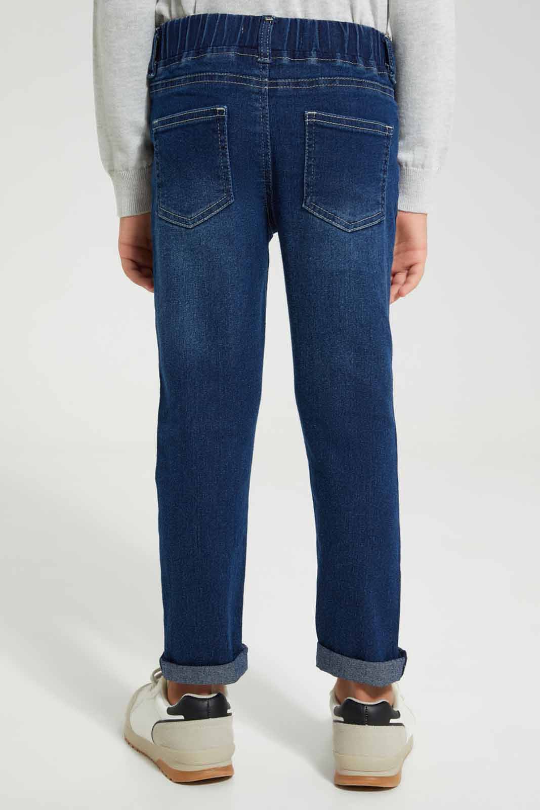 Redtag-Dark-Wash-Relaxed-Fit-Pullon-Jeans-BOY-Jeans,-Category:Jeans,-Colour:Dark-Wash,-Deals:New-In,-Filter:Boys-(2-to-8-Yrs),-FIT-WALL-(FTW),-New-In-BOY-APL,-Non-Sale,-Section:Boys-(0-to-14Yrs),-W22O-Boys-2 to 8 Years