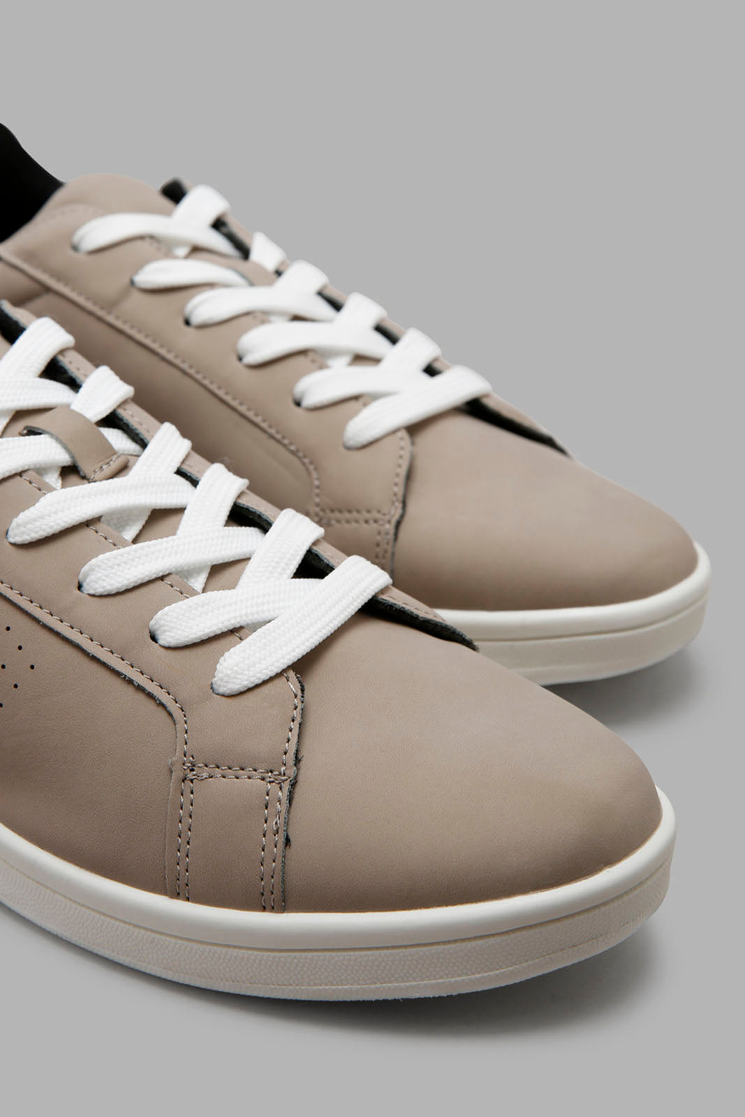 Redtag-Mid-Grey-Lace-Up-Sneaker-Category:Shoes,-Colour:Grey,-Deals:New-In,-Filter:Men's-Footwear,-Men-Shoes,-New-In-Men-FOO,-Non-Sale,-Section:Men,-W22B-Men's-
