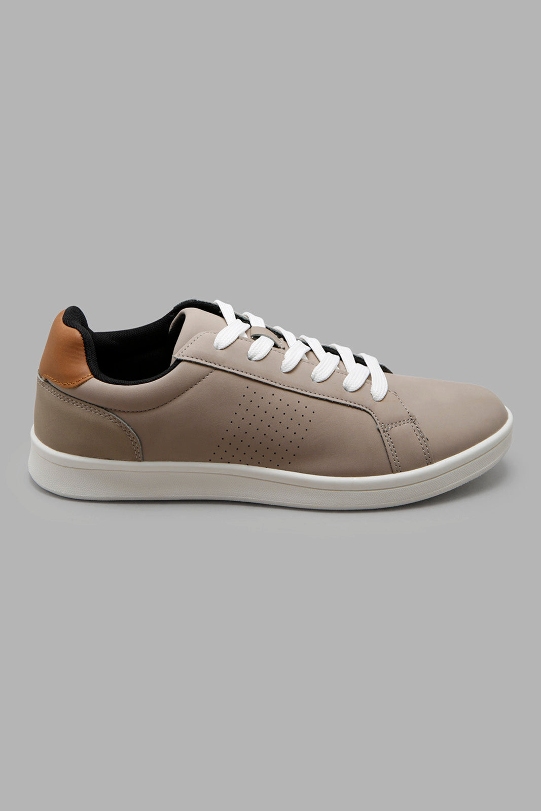 Redtag-Mid-Grey-Lace-Up-Sneaker-Category:Shoes,-Colour:Grey,-Deals:New-In,-Filter:Men's-Footwear,-Men-Shoes,-New-In-Men-FOO,-Non-Sale,-Section:Men,-W22B-Men's-
