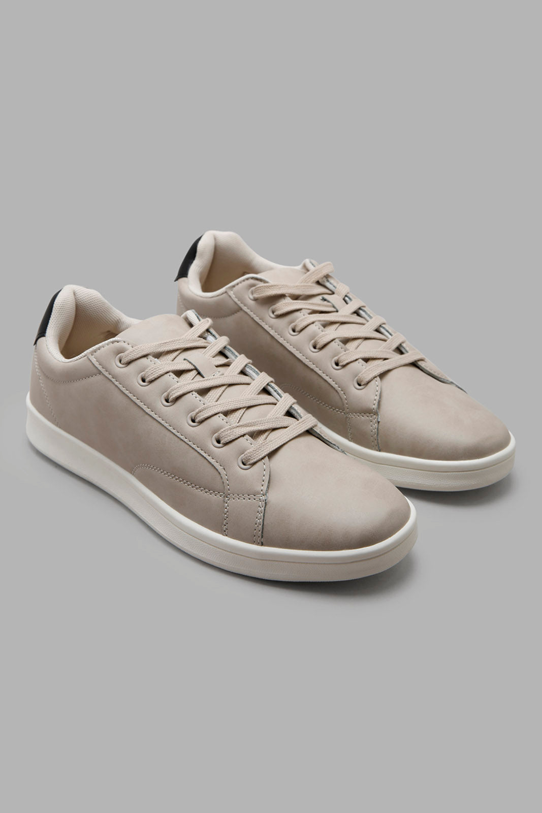 Redtag-Beige-Lace-Up-Sneaker-Category:Shoes,-Colour:Beige,-Deals:New-In,-Filter:Men's-Footwear,-Men-Shoes,-New-In-Men-FOO,-Non-Sale,-Section:Men,-W22B-Men's-
