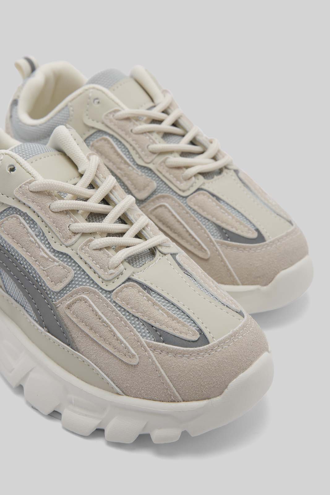 Redtag-Off-White-Colour-Block-Chunky-Sneaker-BSR-Trainers,-Category:Trainers,-Colour:Ivory,-Deals:New-In,-Dept:Boys,-Filter:Boys-Footwear-(5-to-14-Yrs),-New-In-BSR-FOO,-Non-Sale,-Section:Boys-(0-to-14Yrs),-W22A-Senior-Boys-5 to 14 Years