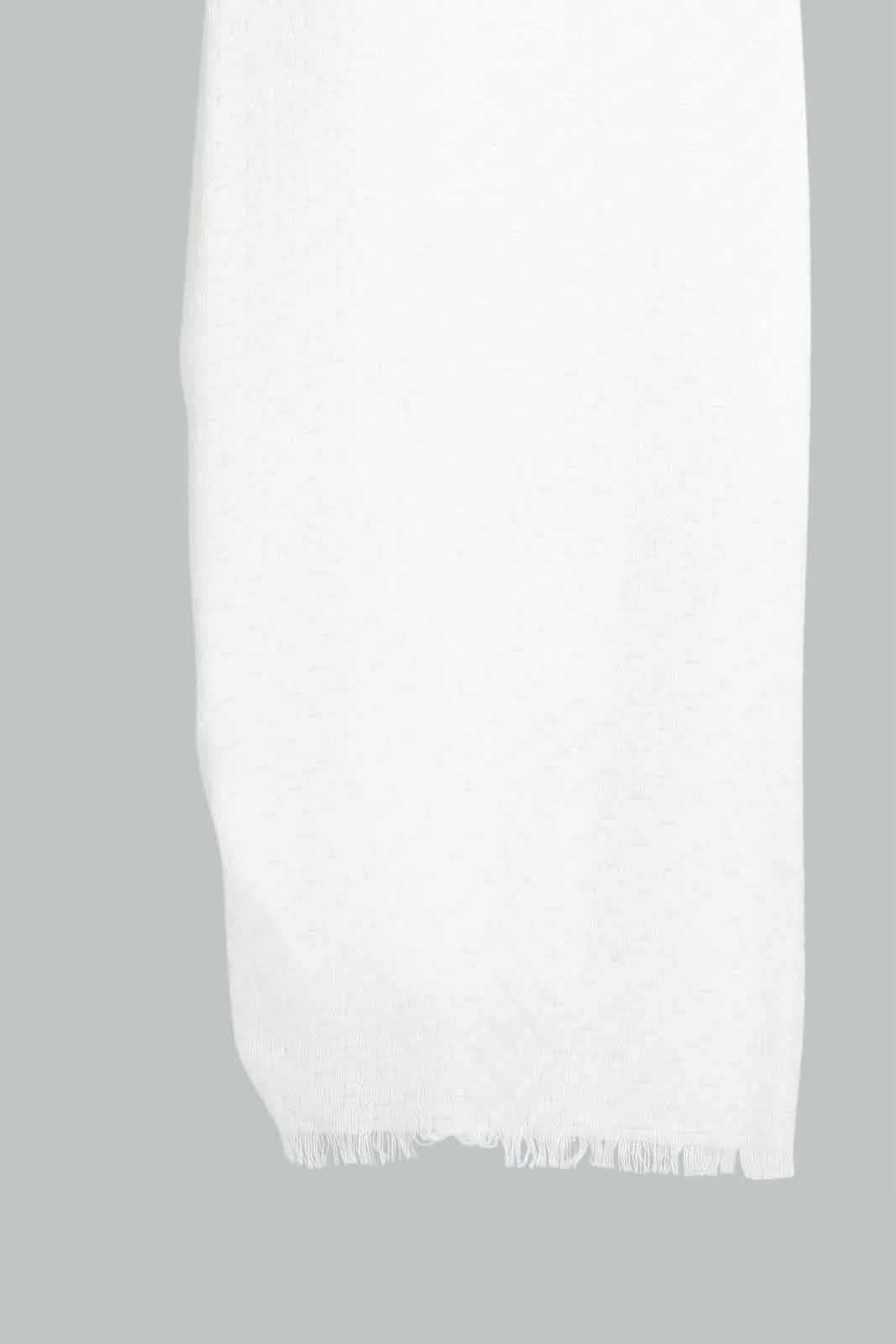 Redtag-White-Scarf-Category:Scarves,-Colour:White,-Deals:4-For-90,-Filter:Women's-Accessories,-New-In,-New-In-Women-ACC,-Section:Women,-W22A,-Women-Scarves-Women-