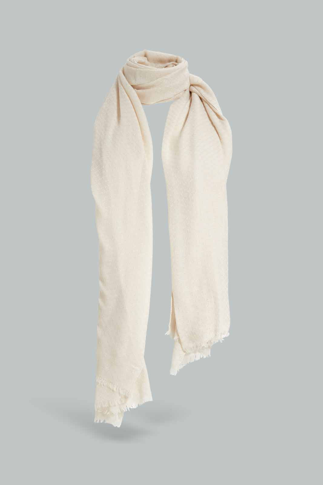 Redtag-Beige-Scarf-Category:Scarves,-Colour:Beige,-Filter:Women's-Accessories,-New-In,-New-In-Women-ACC,-Non-Sale,-Section:Women,-W22A,-Women-Scarves-Women-