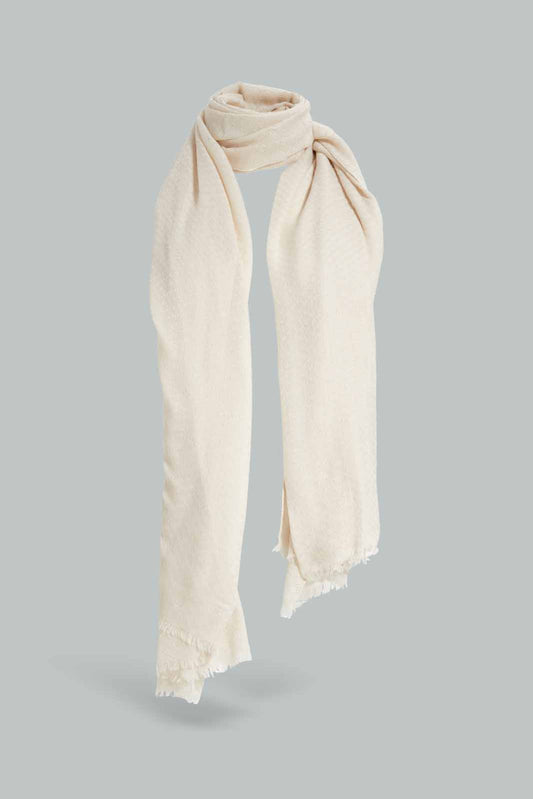 Redtag-Beige-Scarf-Category:Scarves,-Colour:Beige,-Filter:Women's-Accessories,-New-In,-New-In-Women-ACC,-Non-Sale,-Section:Women,-W22A,-Women-Scarves-Women-