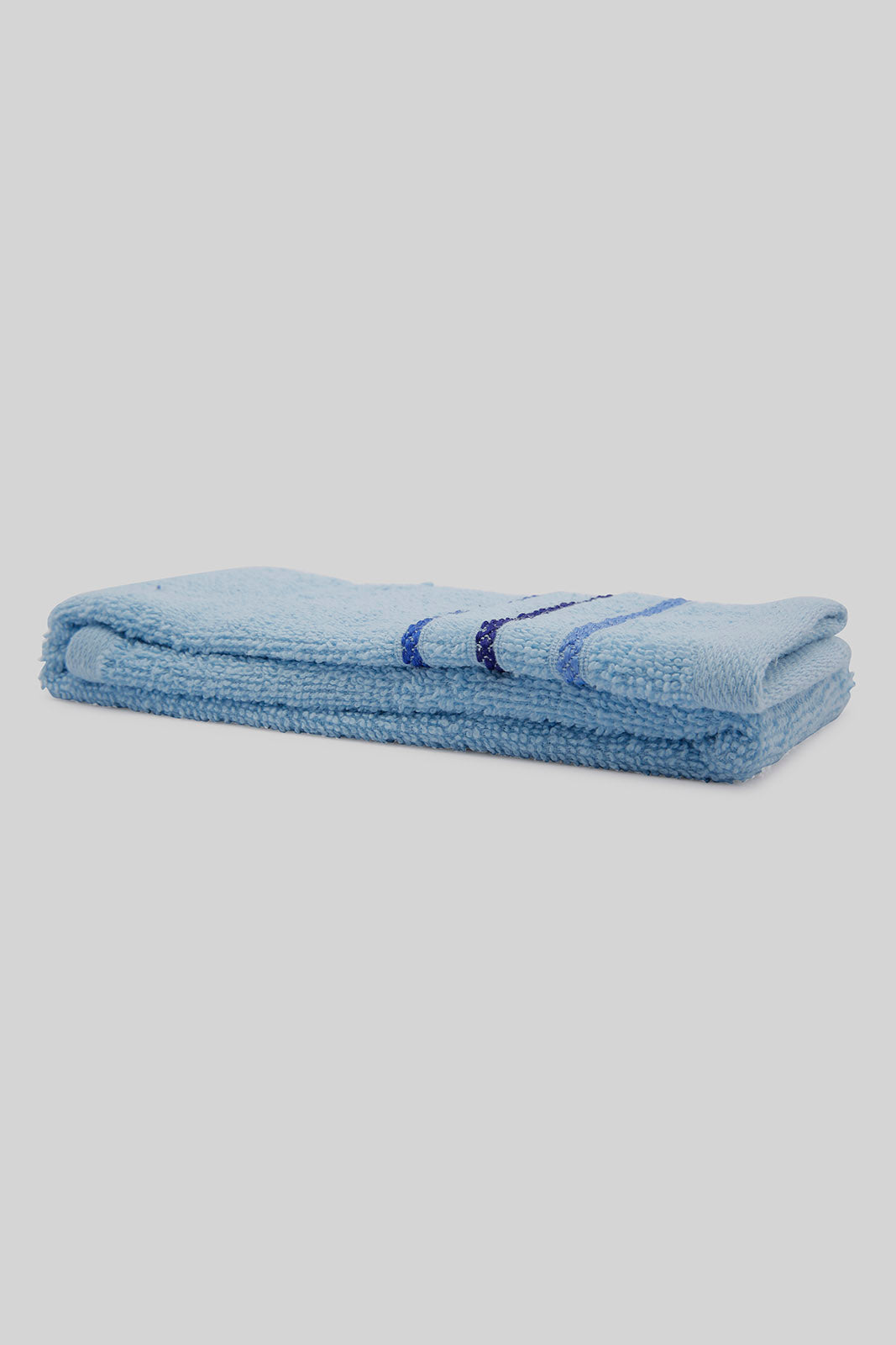 Redtag-Blue-Hand-Towel-(3Pc-Set)-Category:Towels,-Colour:Blue,-Deals:New-In,-Filter:Home-Bathroom,-HMW-BAC-Towels,-New-In-HMW-BAC,-Non-Sale,-Section:Homewares,-W22O-Home-Bathroom-
