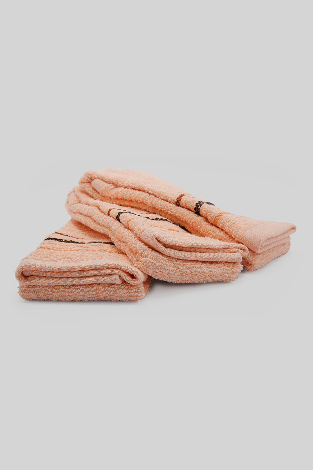 Redtag-Peach-Hand-Towel-(3Pc-Set)-Category:Towels,-Colour:PEACH,-Deals:New-In,-Filter:Home-Bathroom,-HMW-BAC-Towels,-New-In-HMW-BAC,-Non-Sale,-Section:Homewares,-W22O-Home-Bathroom-