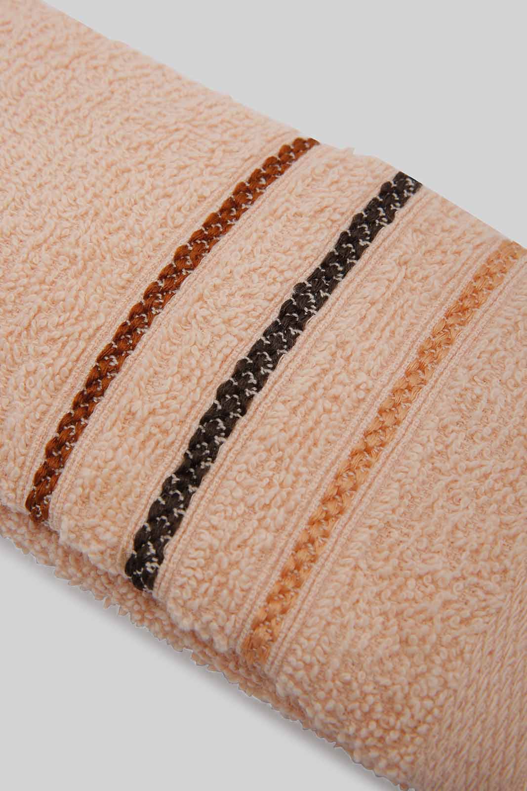 Redtag-Peach-Hand-Towel-(3Pc-Set)-Category:Towels,-Colour:PEACH,-Deals:New-In,-Filter:Home-Bathroom,-HMW-BAC-Towels,-New-In-HMW-BAC,-Non-Sale,-Section:Homewares,-W22O-Home-Bathroom-