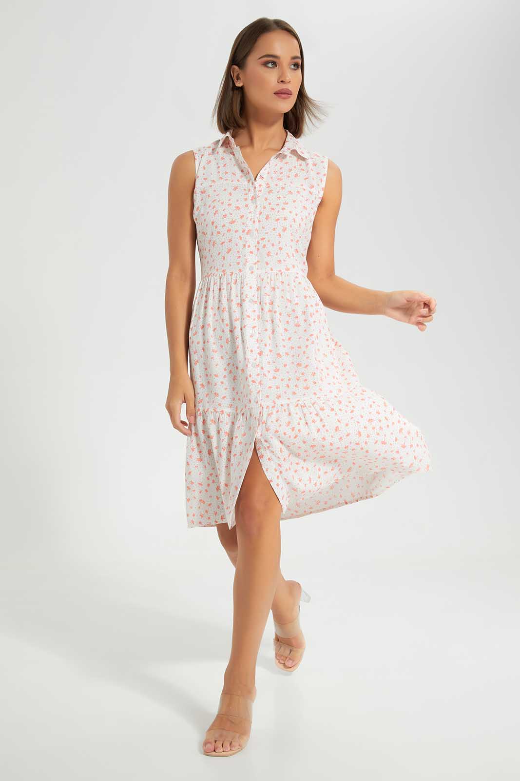 Redtag-Assorted-Collared-Sleeveless-Dress-Category:Dresses,-Colour:Assorted,-Deals:New-In,-Filter:Women's-Clothing,-LEC,-LEC-Dresses,-New-In-LEC-APL,-Non-Sale,-Section:Women,-W22O-Women's-