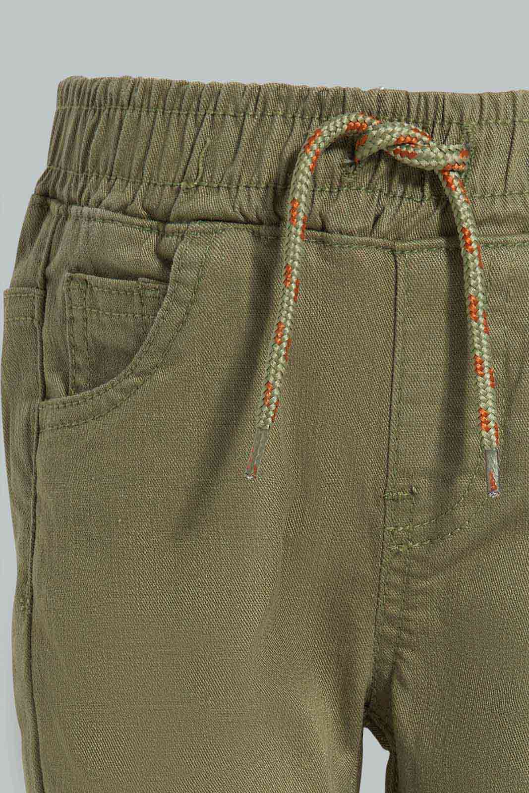 Redtag-Oil-Green-Pull-On-Jeans-Category:Jeans,-Colour:Green,-Deals:New-In,-Filter:Infant-Boys-(3-to-24-Mths),-INB-Jeans,-New-In-INB-APL,-Non-Sale,-Section:Boys-(0-to-14Yrs),-TBL,-W22O-Infant-Boys-3 to 24 Months
