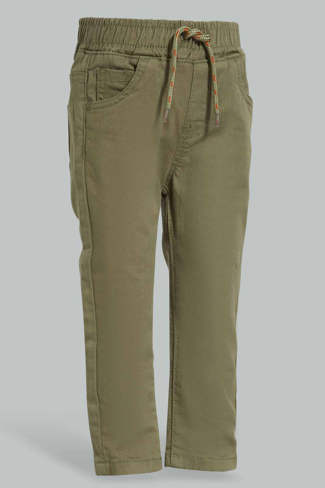 Redtag-Oil-Green-Pull-On-Jeans-Category:Jeans,-Colour:Green,-Deals:New-In,-Filter:Infant-Boys-(3-to-24-Mths),-INB-Jeans,-New-In-INB-APL,-Non-Sale,-Section:Boys-(0-to-14Yrs),-TBL,-W22O-Infant-Boys-3 to 24 Months