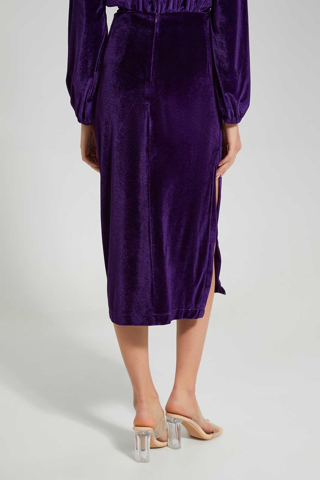 Redtag-Assorted-Velour-Gathered-Side-Seam-Skirt-Category:Skirts,-Colour:Assorted,-Deals:New-In,-Filter:Women's-Clothing,-LEC,-LEC-Skirts,-New-In-LEC-APL,-Non-Sale,-Section:Women,-W22A-Women's-
