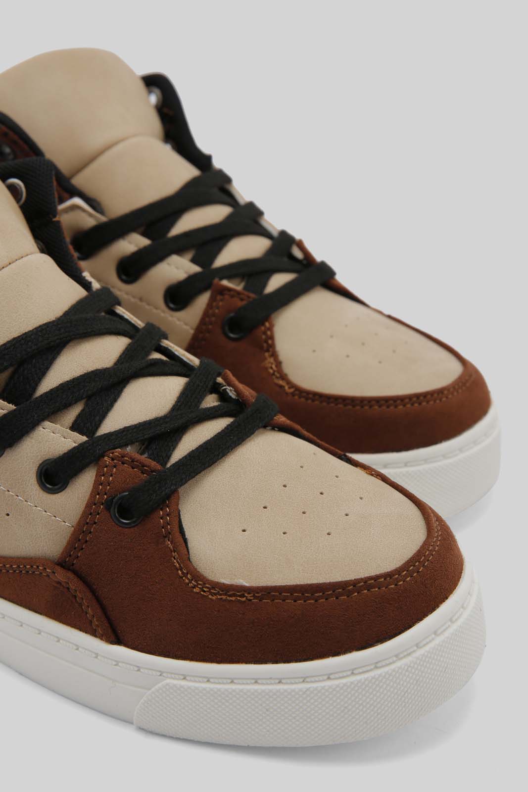 Redtag-Brown-High-Top-Sneaker-Category:Trainers,-Colour:Brown,-Deals:New-In,-Dept:Girls,-Filter:Girls-Footwear-(5-to-14-Yrs),-GSR-Trainers,-New-In-GSR-FOO,-Non-Sale,-Section:Girls-(0-to-14Yrs),-W22B-Senior-Girls-5 to 14 Years