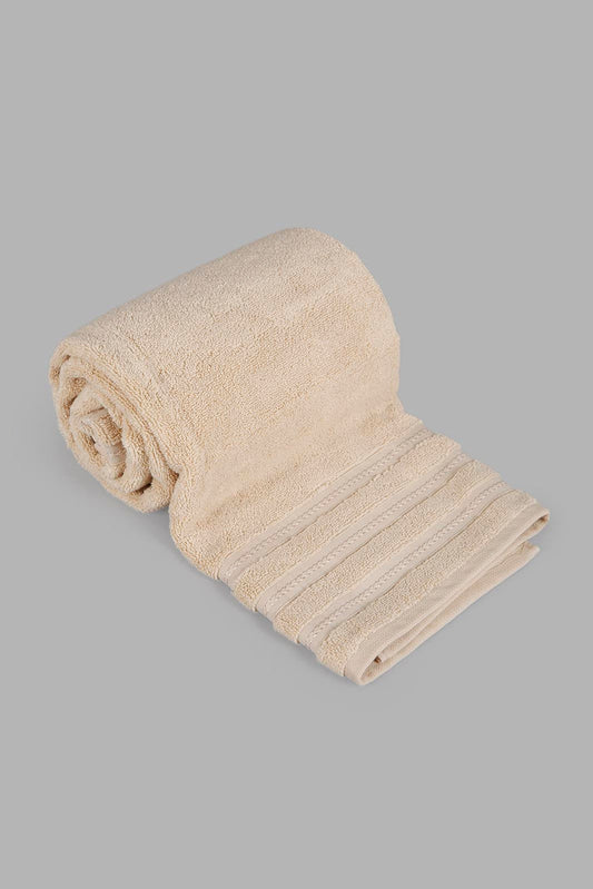 Redtag-Beige-Luxury-Cotton-Beach-Towel-Category:Towels,-Colour:Beige,-Deals:New-In,-Filter:Home-Bathroom,-HMW-BAC-Towels,-New-In-HMW-BAC,-Non-Sale,-Section:Homewares,-W22A-Home-Bathroom-