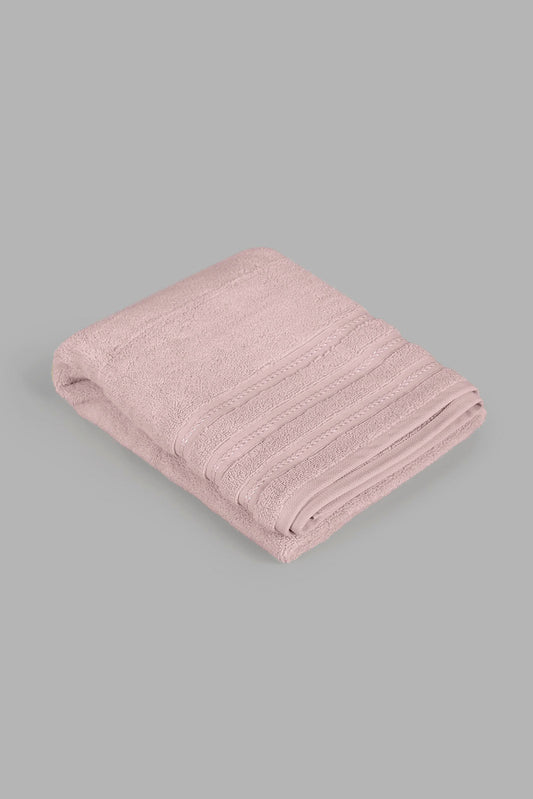 Redtag-Mauve-Luxury-Cotton-Beach-Towel-Category:Towels,-Colour:Mauve,-Deals:New-In,-Filter:Home-Bathroom,-HMW-BAC-Towels,-New-In-HMW-BAC,-Non-Sale,-Section:Homewares,-W22A-Home-Bathroom-