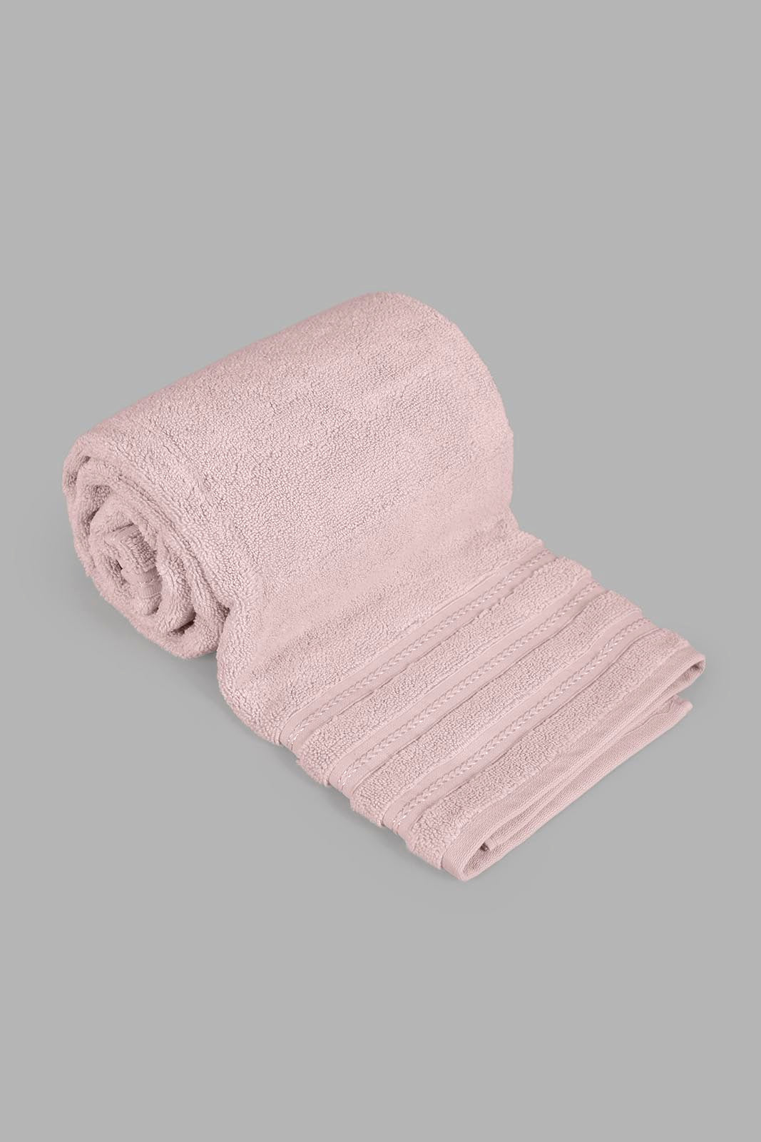 Redtag-Mauve-Luxury-Cotton-Beach-Towel-Category:Towels,-Colour:Mauve,-Deals:New-In,-Filter:Home-Bathroom,-HMW-BAC-Towels,-New-In-HMW-BAC,-Non-Sale,-Section:Homewares,-W22A-Home-Bathroom-