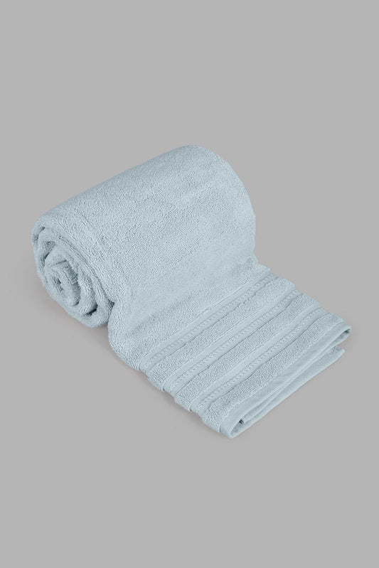 Redtag-Blue-Luxury-Cotton-Beach-Towel-Category:Towels,-Colour:Blue,-Deals:New-In,-Filter:Home-Bathroom,-HMW-BAC-Towels,-New-In-HMW-BAC,-Non-Sale,-Section:Homewares,-W22A-Home-Bathroom-
