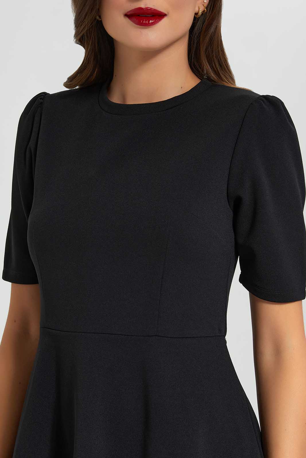Redtag-Black-Tier-Dress-Category:Dresses,-Colour:Black,-Deals:New-In,-Filter:Women's-Clothing,-LDC,-LDC-Dresses,-New-In-LDC-APL,-Non-Sale,-Section:Women,-W22O-Women's-