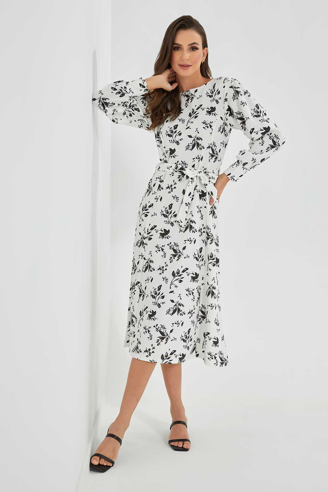 Redtag-White-Printed-Dress-Category:Dresses,-Colour:White,-Deals:New-In,-Filter:Women's-Clothing,-LDC,-LDC-Dresses,-New-In-LDC-APL,-Non-Sale,-Section:Women,-W22O-Women's-