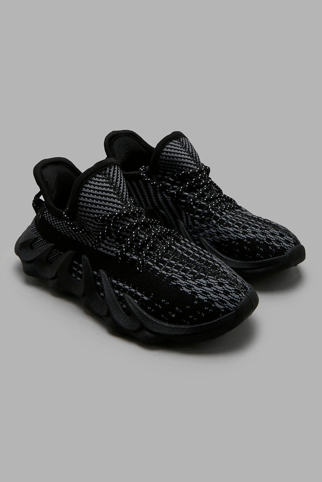 Redtag-Black-Volcano-Sneaker-BSR-Trainers,-BTS,-Category:Trainers,-Colour:Black,-Deals:New-In,-Filter:Boys-Footwear-(5-to-14-Yrs),-New-In-BSR-FOO,-Non-Sale,-Section:Boys-(0-to-14Yrs),-W22A-Senior-Boys-5 to 14 Years