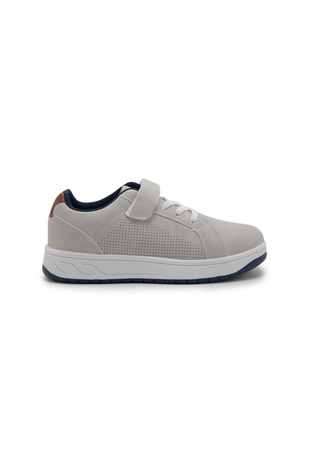 Redtag-Mid-Grey-Color-Block-Sneaker-BSR-Shoes,-Category:Shoes,-Colour:Grey,-Deals:New-In,-Dept:Boys,-Filter:Boys-Footwear-(5-to-14-Yrs),-New-In-BSR-FOO,-Non-Sale,-Section:Boys-(0-to-14Yrs),-W22B-Senior-Boys-5 to 14 Years