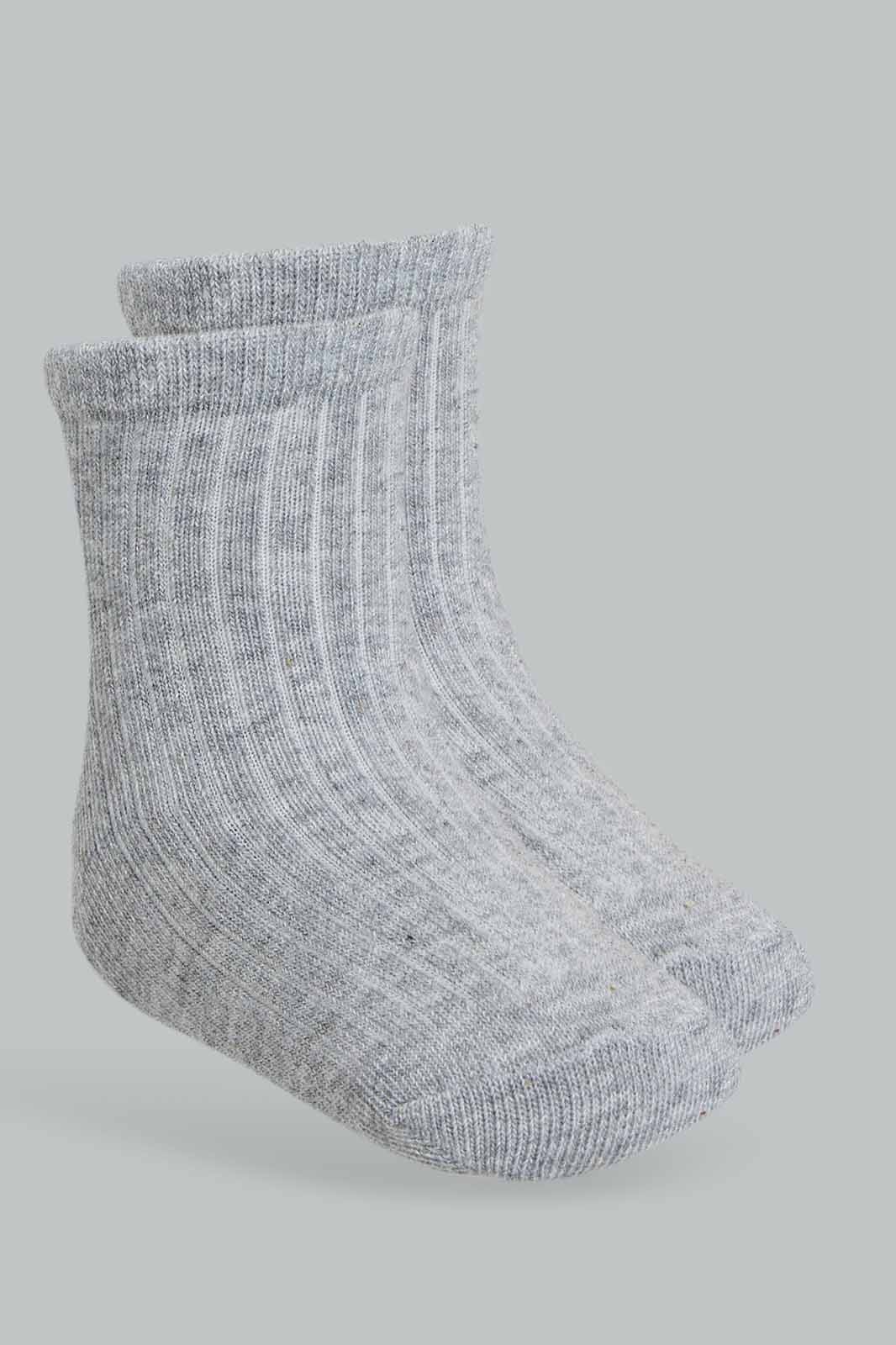 Redtag-Navy-Ecru-Assorted-Socks-4-Pack-365,-Category:Socks,-Colour:Assorted,-Deals:New-In,-Filter:Infant-Boys-(3-to-24-Mths),-INB-Socks,-New-In-INB-APL,-Non-Sale,-Section:Boys-(0-to-14Yrs)-Infant-Boys-3 to 24 Months