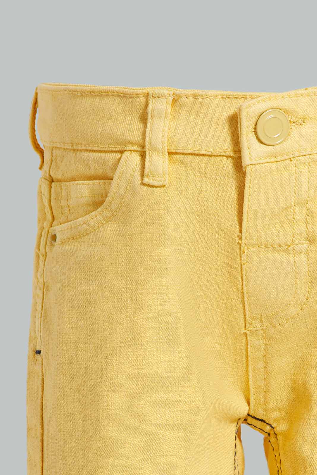 Redtag-Rattan-Color-Denim-Shorts-Category:Shorts,-Colour:Mustard,-Deals:New-In,-Filter:Infant-Boys-(3-to-24-Mths),-INB-Shorts,-New-In-INB-APL,-Non-Sale,-Section:Boys-(0-to-14Yrs),-W22O-Infant-Boys-3 to 24 Months