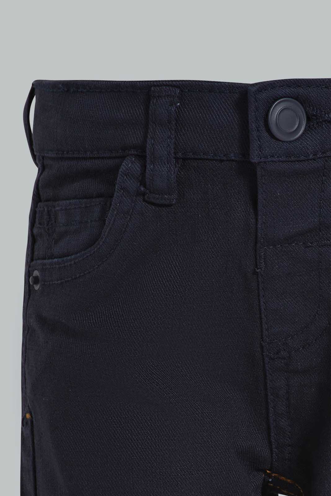 Redtag-Navy-Color-Denim-Shorts-Category:Shorts,-Colour:Navy,-Deals:New-In,-Filter:Infant-Boys-(3-to-24-Mths),-INB-Shorts,-New-In-INB-APL,-Non-Sale,-Section:Boys-(0-to-14Yrs),-W22O-Infant-Boys-3 to 24 Months