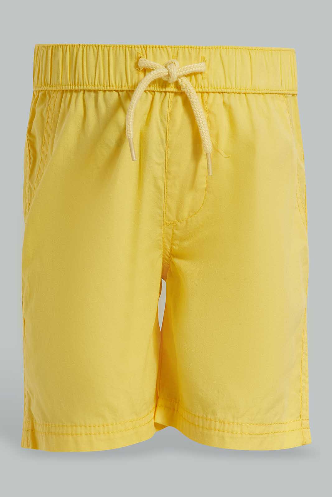 Redtag-Yellow-New-Weight-Tiger-And-Lemon-2-Pack-Trouser-Short-Category:Shorts,-Colour:Yellow,-Deals:New-In,-Filter:Infant-Boys-(3-to-24-Mths),-INB-Shorts,-New-In-INB-APL,-Non-Sale,-Section:Boys-(0-to-14Yrs),-W22O-Infant-Boys-3 to 24 Months