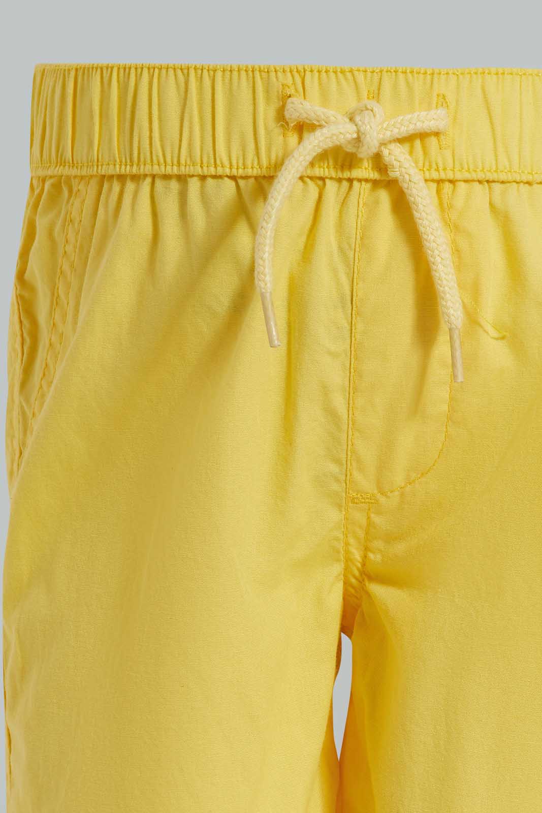 Redtag-Yellow-New-Weight-Tiger-And-Lemon-2-Pack-Trouser-Short-Category:Shorts,-Colour:Yellow,-Deals:New-In,-Filter:Infant-Boys-(3-to-24-Mths),-INB-Shorts,-New-In-INB-APL,-Non-Sale,-Section:Boys-(0-to-14Yrs),-W22O-Infant-Boys-3 to 24 Months