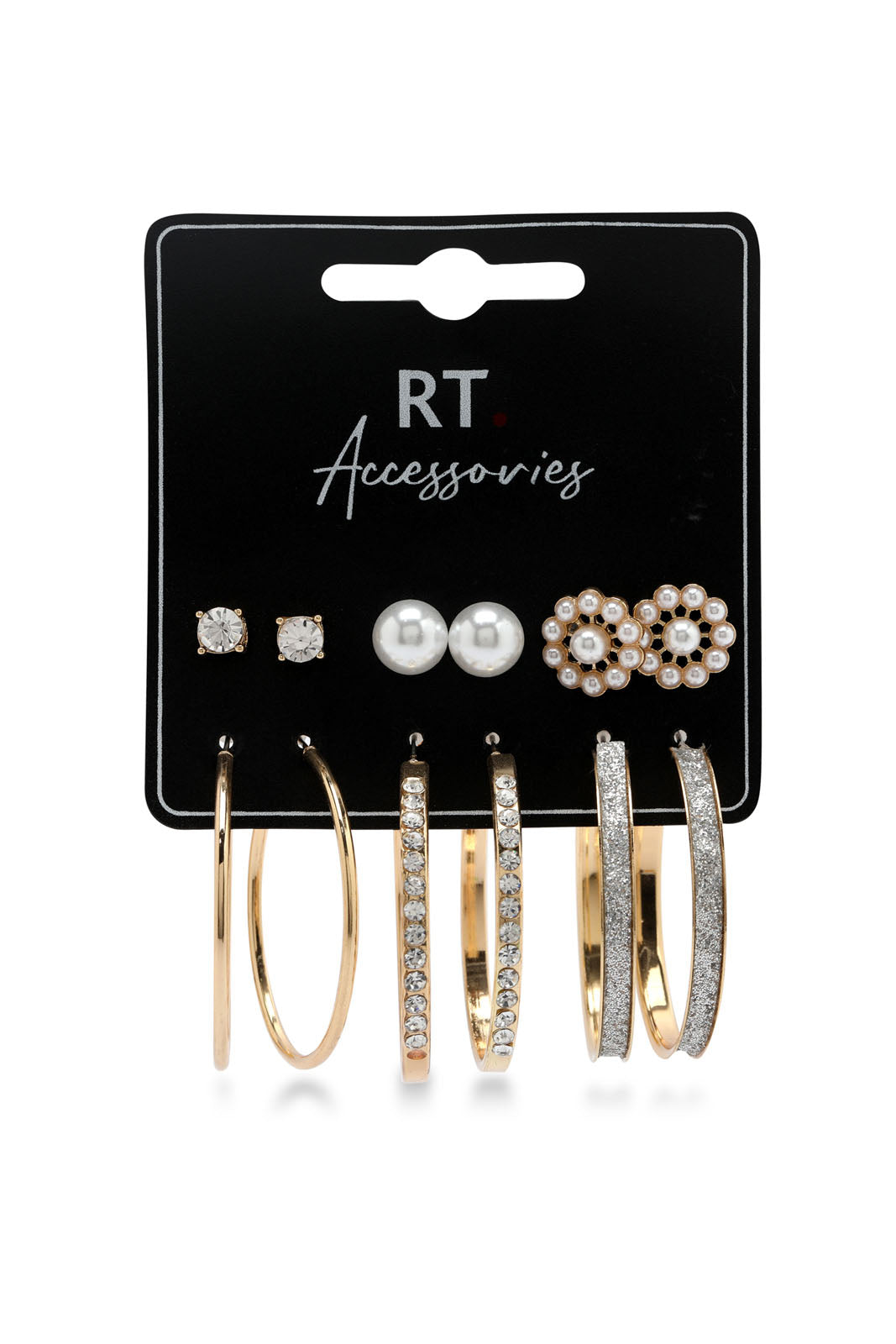 Redtag-Studs-2FOR69,-Category:Jewellery,-Colour:Assorted,-Deals:2-FOR-69,-Deals:New-In,-Dept:Ladieswear,-Filter:Women's-Accessories,-New-In-Women-ACC,-Section:Women,-W22O,-Women-Jewellery-Women-