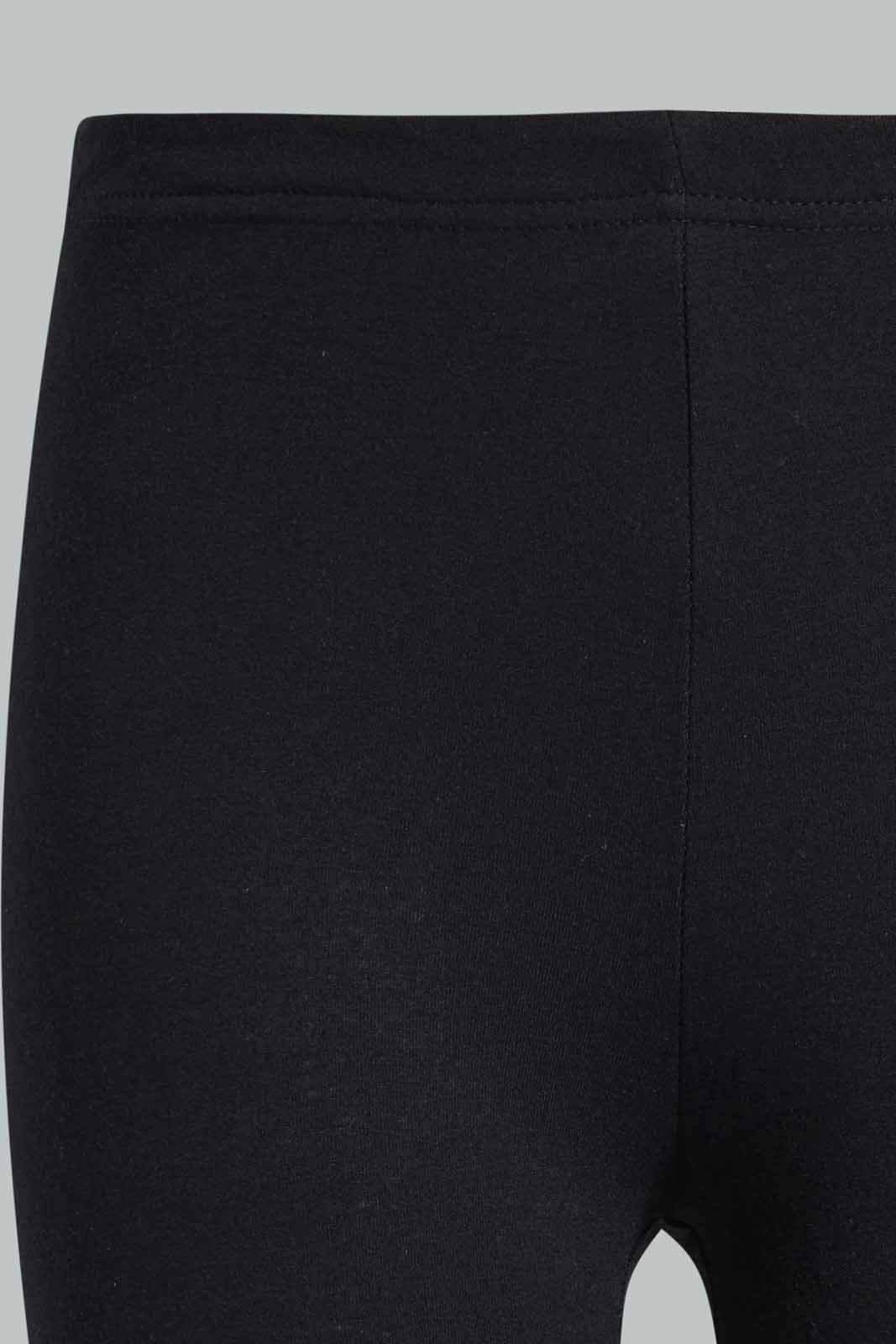 Redtag-Black-Knee-Length-Capri-Category:Jeggings,-Colour:Black,-Deals:New-In,-Filter:Women's-Clothing,-New-In-Women-APL,-Non-Sale,-Section:Women,-W22O,-Women-Jeggings-Women's-
