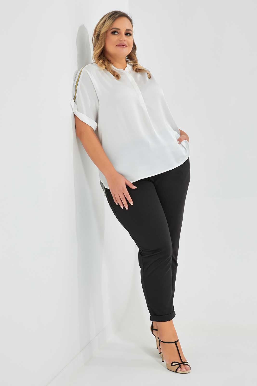 Redtag-Ivory-Tape-Blouse-As-Original-Category:Blouses,-Colour:Ivory,-Deals:New-In,-Filter:Plus-Size,-LDP-Blouses,-New-In-LDP-APL,-Non-Sale,-Section:Women,-W22O-Women's-