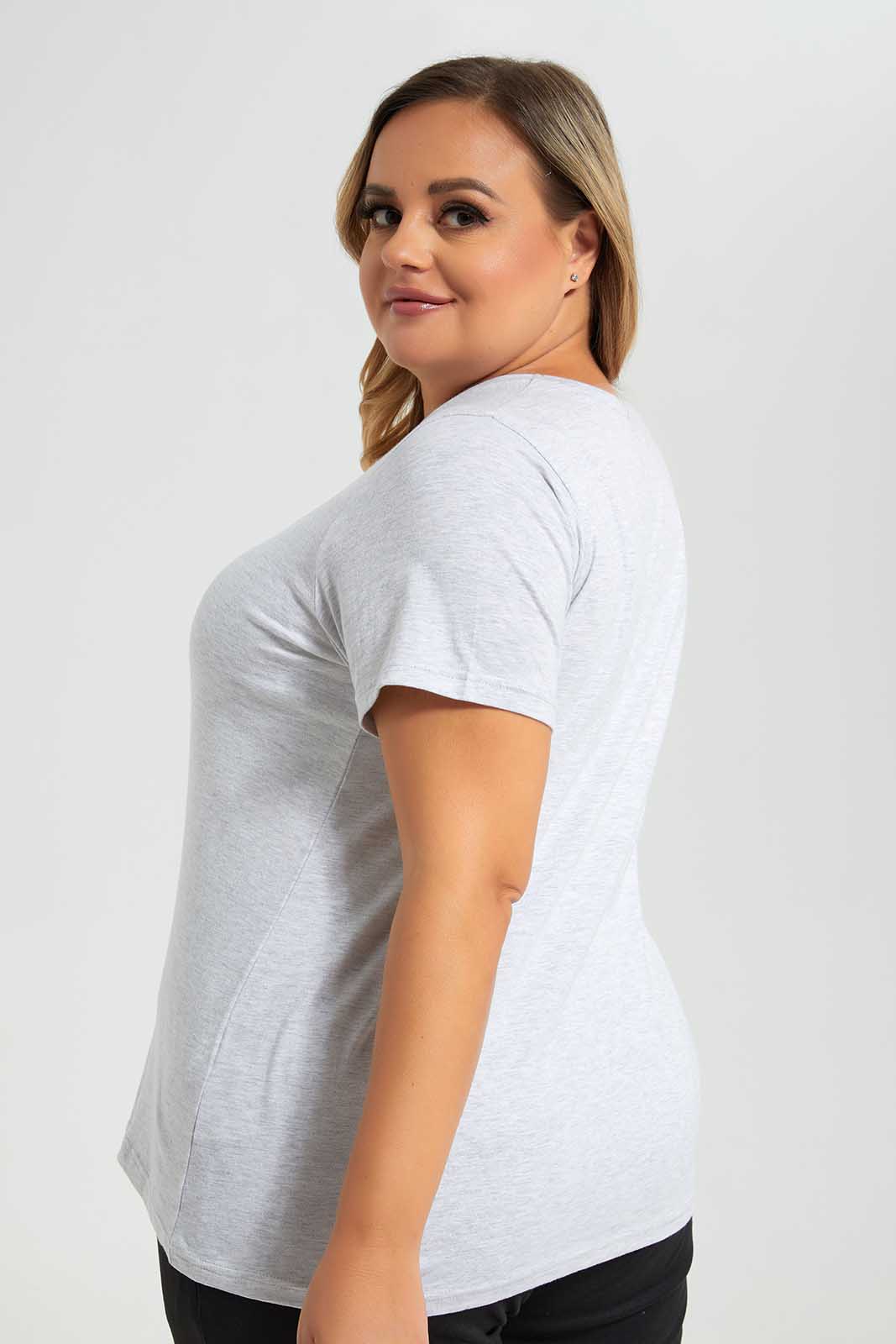 Redtag-Grey-Graphic-Tee-Category:T-Shirts,-Colour:Grey,-Deals:New-In,-Filter:Plus-Size,-LDP-T-Shirts,-New-In-LDP-APL,-Non-Sale,-Section:Women,-TBL,-W22O-Women's-