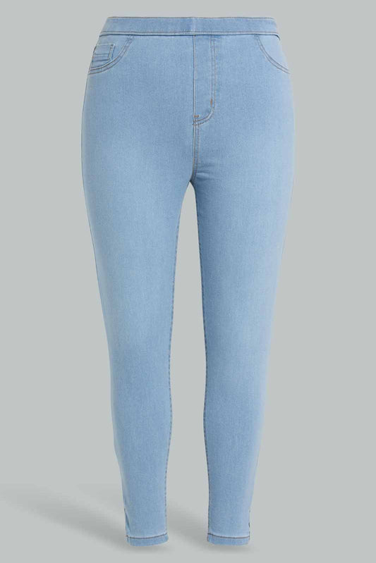 Redtag-Lightwash-Jegging-Category:Jeggings,-Colour:Light-Wash,-Deals:New-In,-Filter:Plus-Size,-LDP-Jeggings,-New-In-LDP-APL,-Non-Sale,-Section:Women,-TBL,-W22O-Women's-