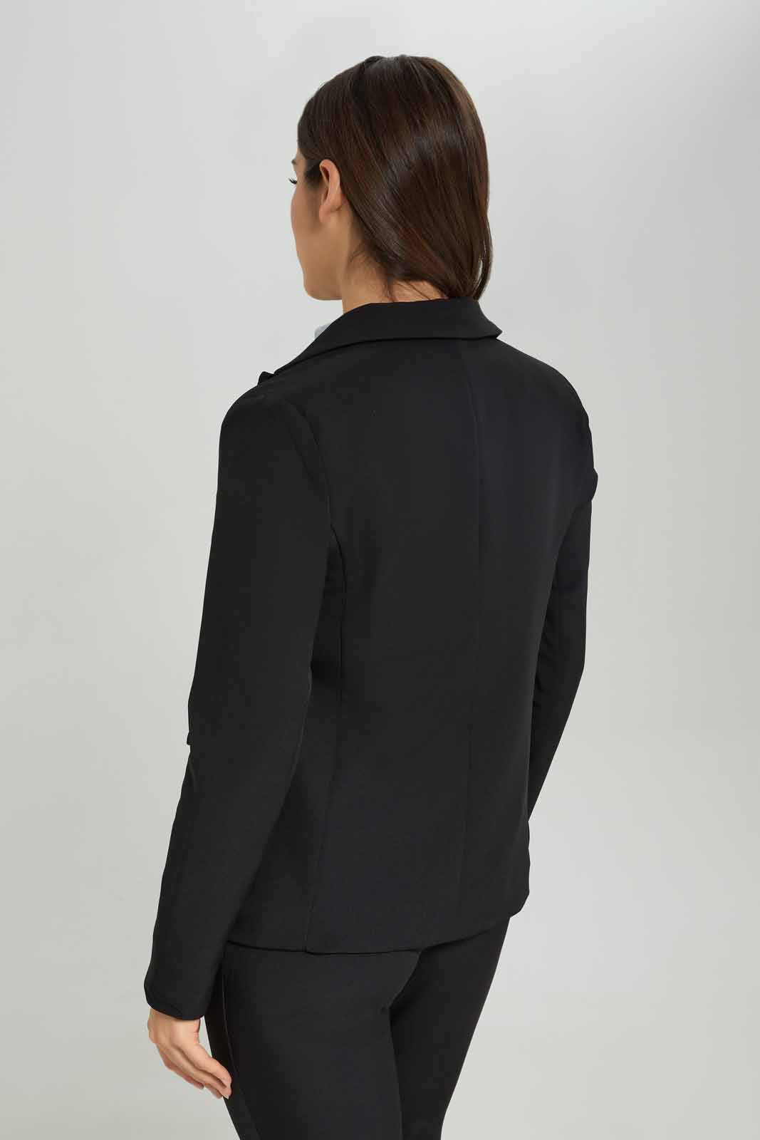 Redtag-Black-Gold-Button-Tailored-Blazer-Category:Jackets,-Colour:Black,-Deals:New-In,-Dept:Ladieswear,-Filter:Women's-Clothing,-New-In-Women-APL,-Non-Sale,-Section:Women,-W22O,-Women-Jackets-Women's-