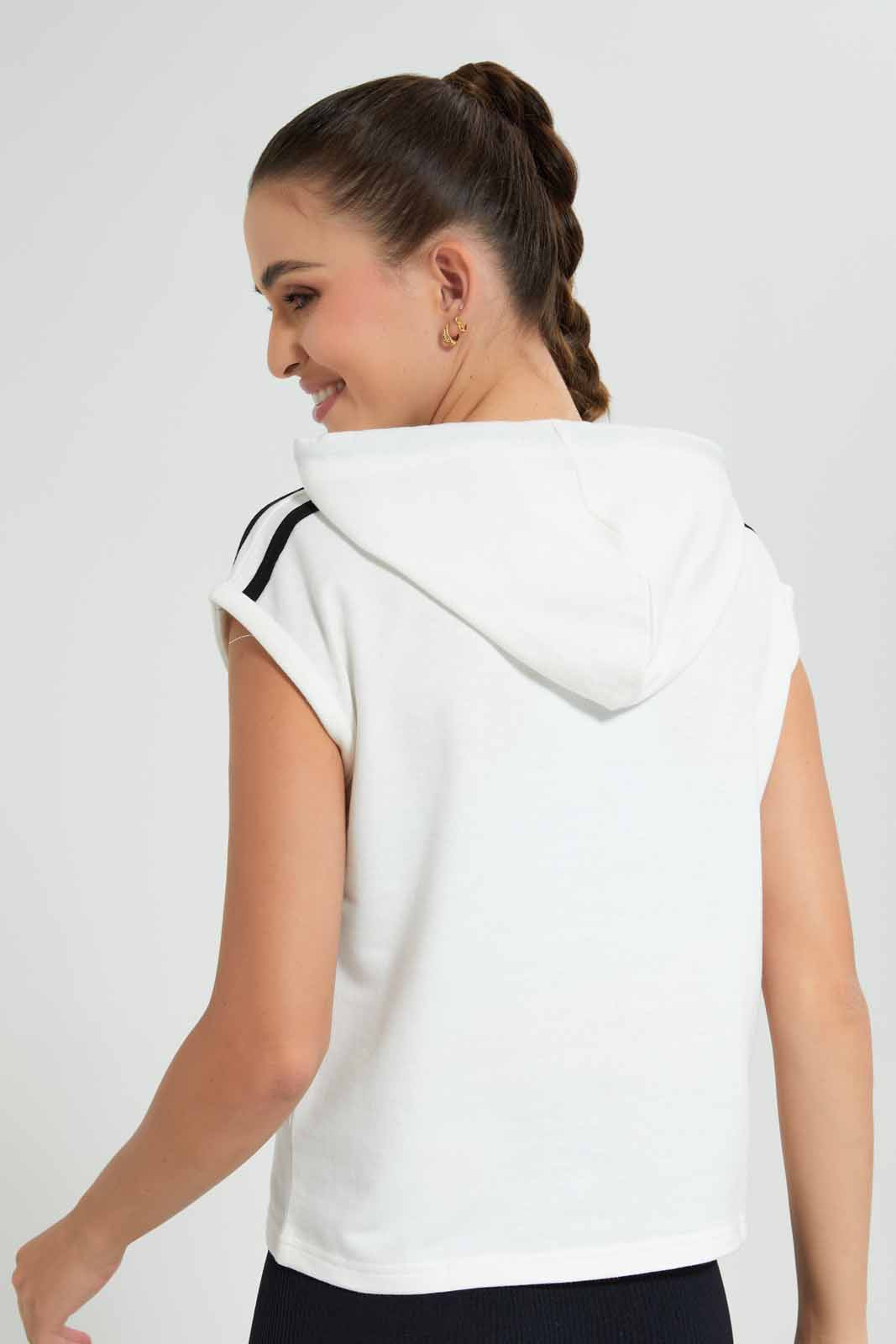Redtag-White-Ladies-Extended-Shoulder-Hoodie-Sweatshirt-Category:Sweatshirts,-Colour:White,-Deals:New-In,-Filter:Women's-Clothing,-New-In-Women,-Non-Sale,-Section:Women,-W22O,-Women-Sweatshirts-Women's-