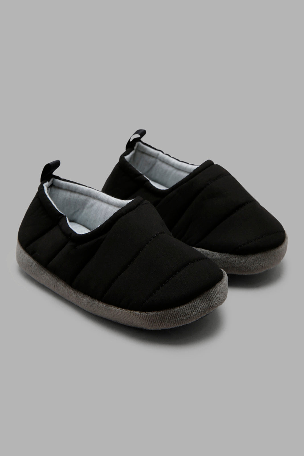 Redtag-Blue-Padded-Slippers-BOY-Slippers,-Category:Slippers,-Colour:Black,-Deals:New-In,-Filter:Boys-Footwear-(3-to-5-Yrs),-New-In-BOY-FOO,-Non-Sale,-Section:Boys-(0-to-14Yrs),-W22A-Boys-3 to 5 Years